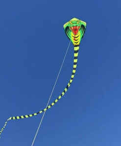 27FT long Cobra Snake Kite with 328ft string easy to fly for Children adult Toys
