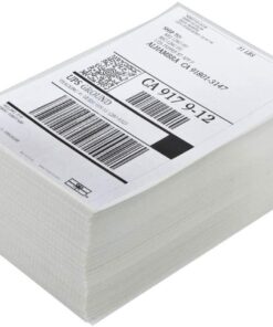 500 4x6 Fanfold Direct Thermal Shipping Labels for all label Printers