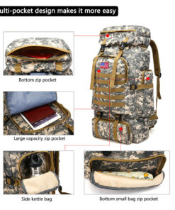 30L/40L/80L Military Outdoor Tactical Shoulder Backpack Camping Hiking Bag